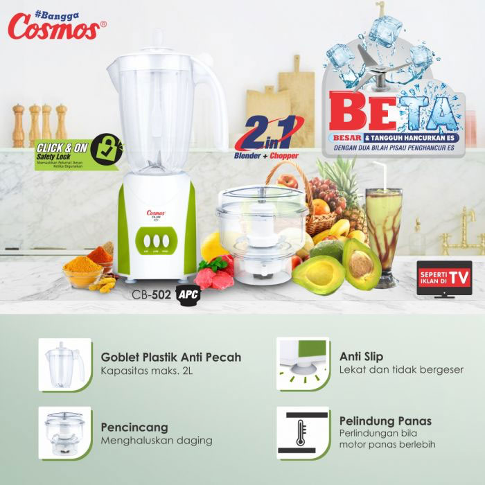 Cosmos Blender 4in1 Blenz 2 L - CB502APC | CB-502 APC